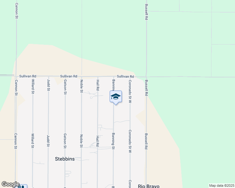 map of restaurants, bars, coffee shops, grocery stores, and more near 5527 Coronado Street West in Bakersfield