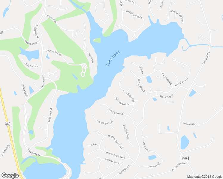 map of restaurants, bars, coffee shops, grocery stores, and more near 2015 Sandalwood Dr in Sanford