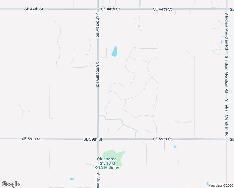 map of restaurants, bars, coffee shops, grocery stores, and more near Southeast 56th Street in Oklahoma City