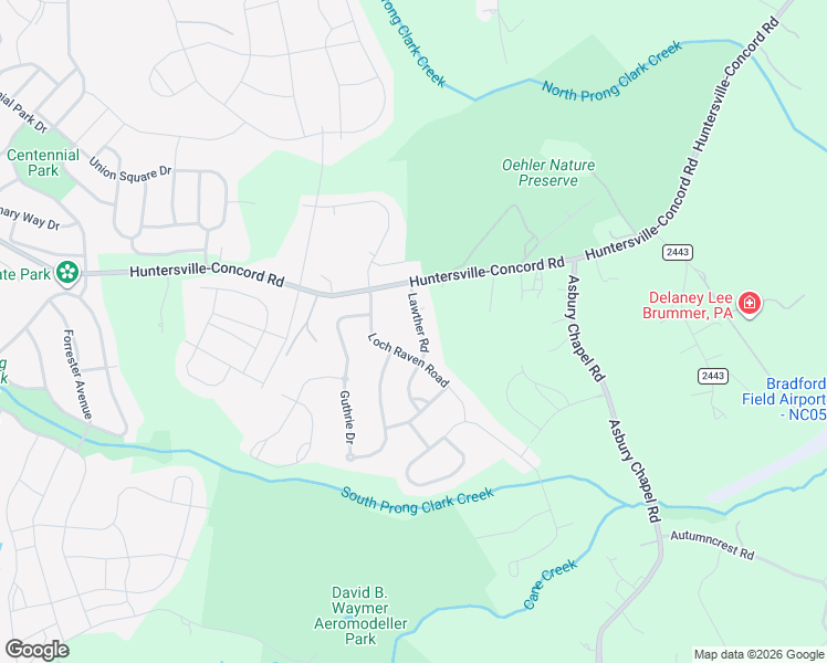 map of restaurants, bars, coffee shops, grocery stores, and more near in Huntersville