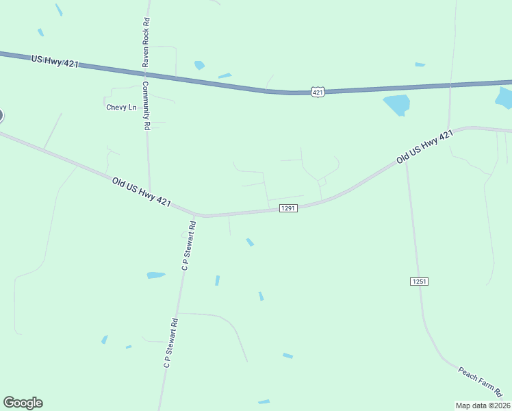 map of restaurants, bars, coffee shops, grocery stores, and more near 61 Thomas Dickens Road in Lillington