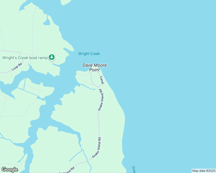 map of restaurants, bars, coffee shops, grocery stores, and more near 1562 Snake Island Road in Belhaven