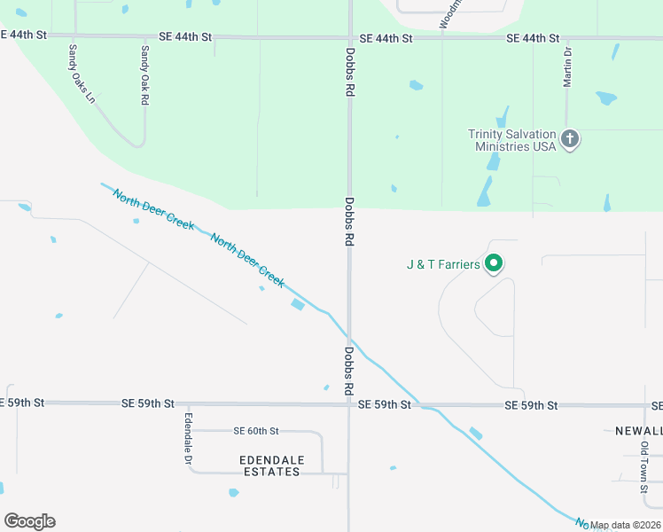 map of restaurants, bars, coffee shops, grocery stores, and more near 5317 South Dobbs Road in Oklahoma City