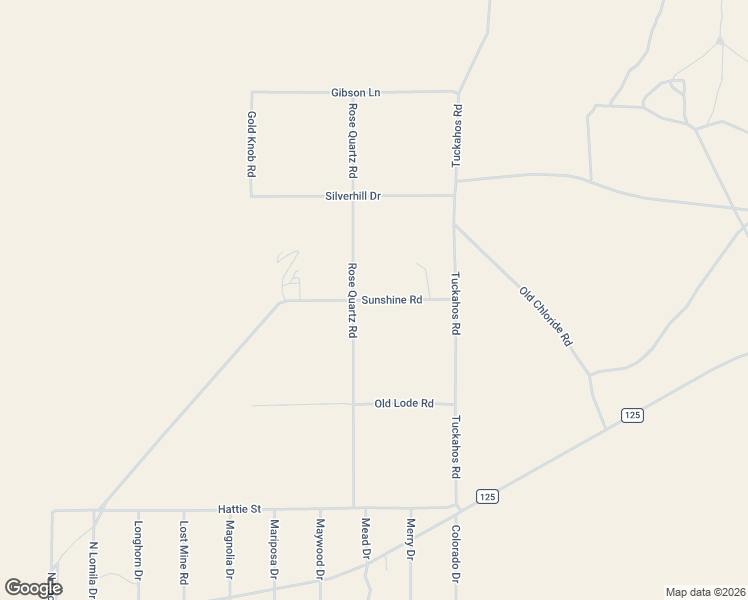 map of restaurants, bars, coffee shops, grocery stores, and more near Sunshine Road in Mohave County