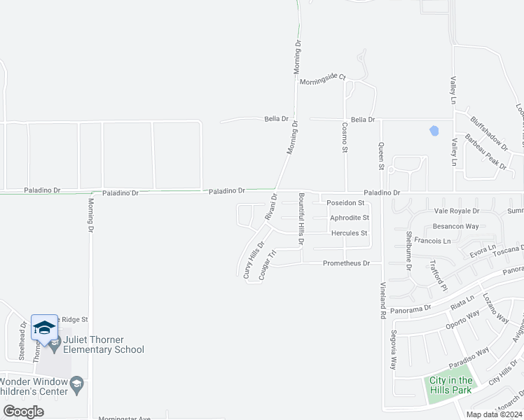 map of restaurants, bars, coffee shops, grocery stores, and more near 9012 Hills View Drive in Bakersfield