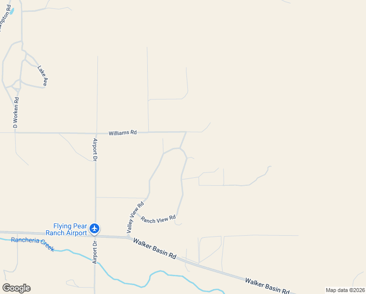 map of restaurants, bars, coffee shops, grocery stores, and more near 19561 Williams Road in Kern County