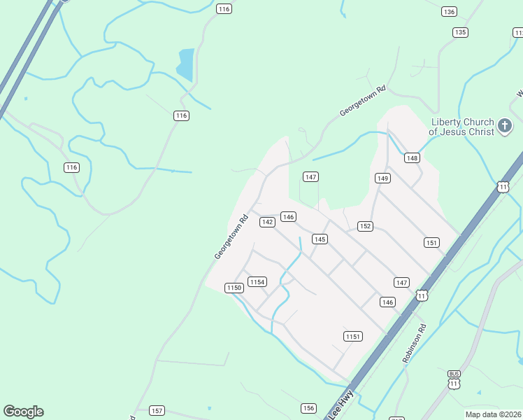 map of restaurants, bars, coffee shops, grocery stores, and more near 224 County Road 146 in Riceville