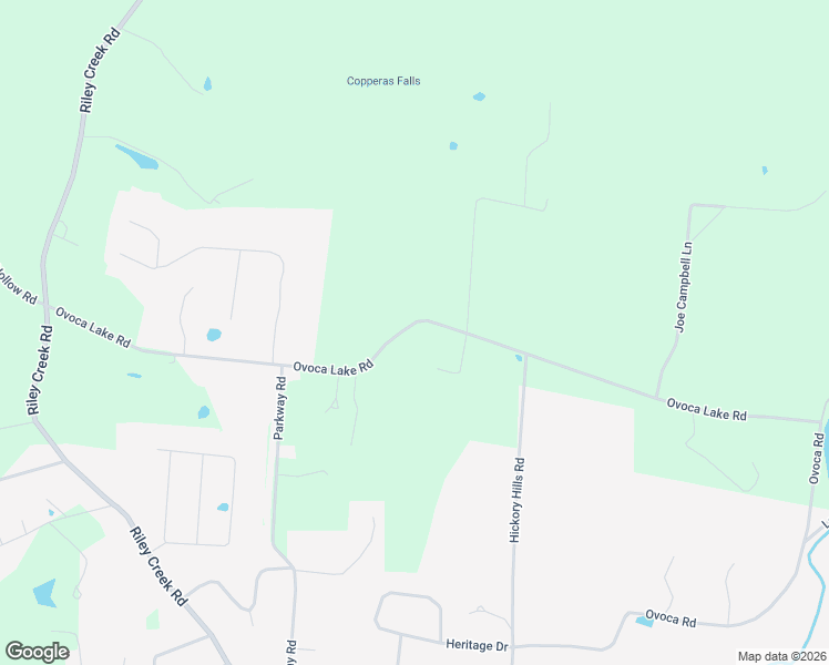 map of restaurants, bars, coffee shops, grocery stores, and more near 854 Ovoca Lake Rd in Tullahoma