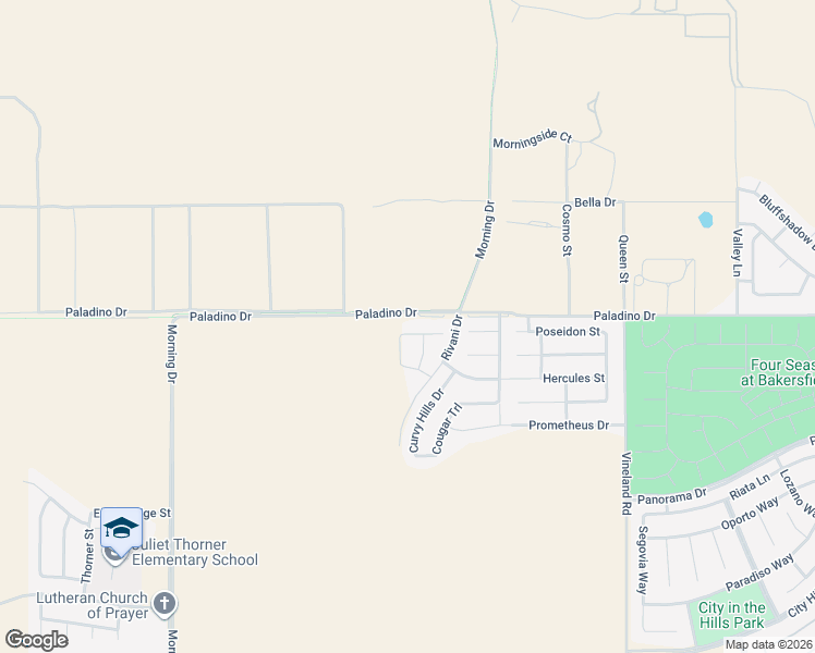 map of restaurants, bars, coffee shops, grocery stores, and more near 6315 Red Leaf Way in Bakersfield