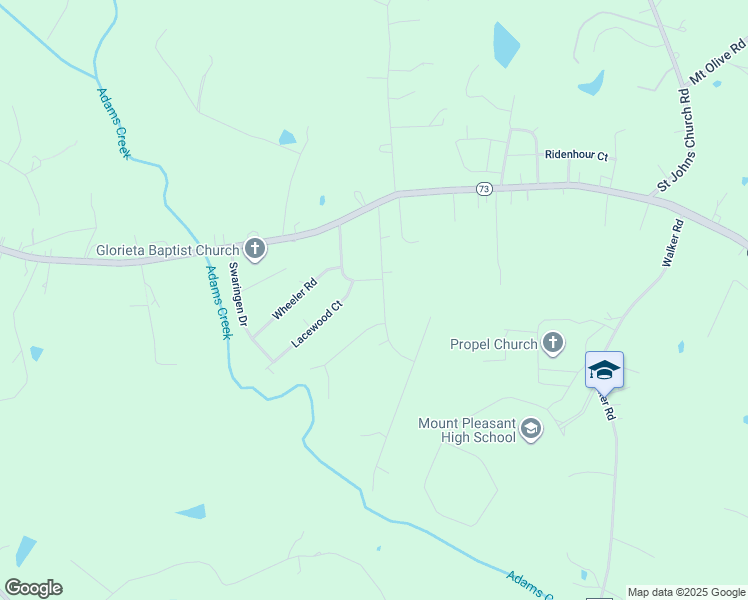 map of restaurants, bars, coffee shops, grocery stores, and more near 310 Birnamwood Drive in Concord
