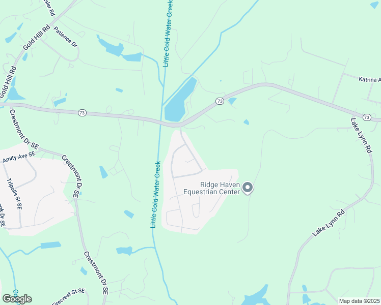 map of restaurants, bars, coffee shops, grocery stores, and more near 282 Meadow Oaks Drive Southeast in Concord