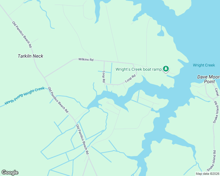 map of restaurants, bars, coffee shops, grocery stores, and more near 150-298 Loop Road in Belhaven