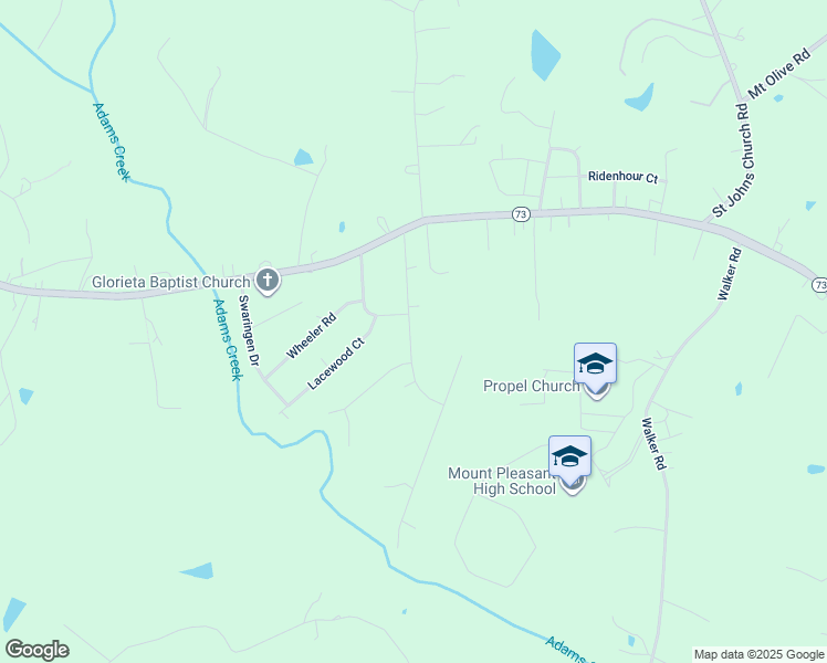 map of restaurants, bars, coffee shops, grocery stores, and more near 310 Birnamwood Drive in Concord