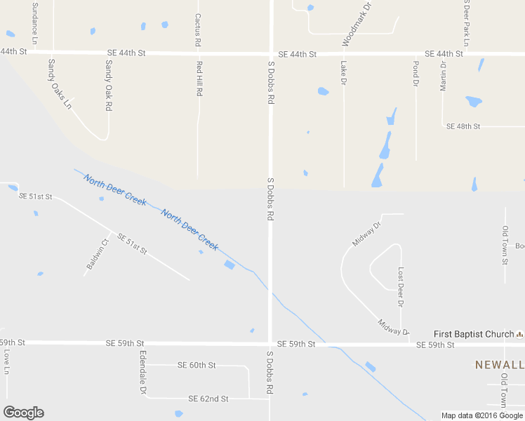 map of restaurants, bars, coffee shops, grocery stores, and more near 5317 South Dobbs Road in Oklahoma City