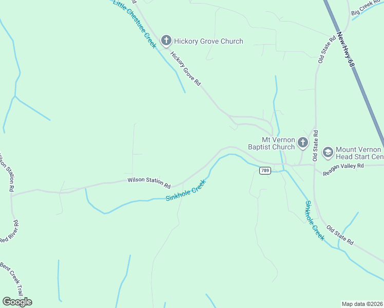 map of restaurants, bars, coffee shops, grocery stores, and more near 498 Wilson Station Road in Madisonville