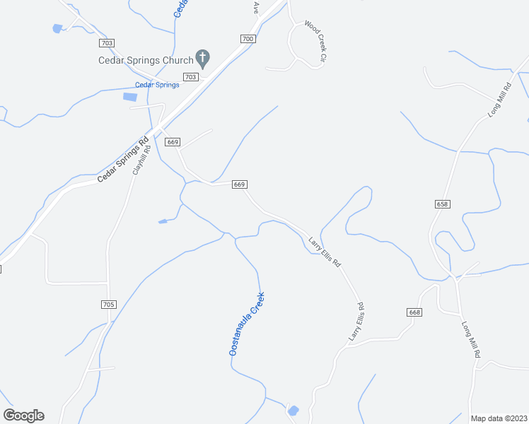 map of restaurants, bars, coffee shops, grocery stores, and more near County Road 669 in Athens