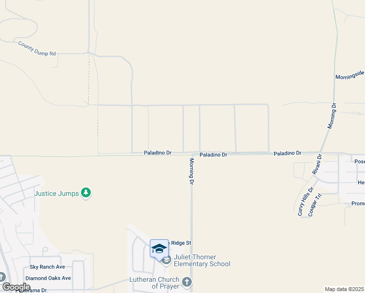 map of restaurants, bars, coffee shops, grocery stores, and more near Paladino Drive in Bakersfield