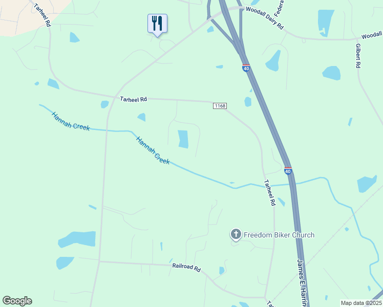 map of restaurants, bars, coffee shops, grocery stores, and more near 230 Wendy Place in Benson