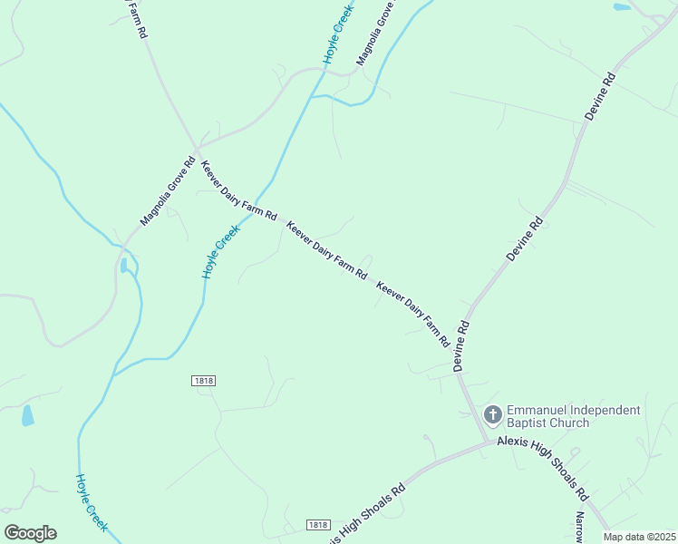 map of restaurants, bars, coffee shops, grocery stores, and more near 3438 Keever Dairy Farm Road in Iron Station