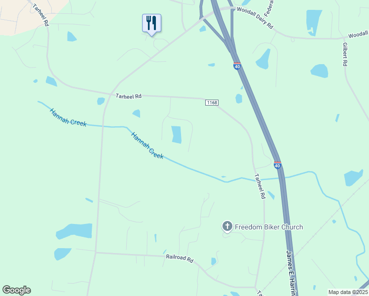 map of restaurants, bars, coffee shops, grocery stores, and more near 230 Wendy Place in Benson