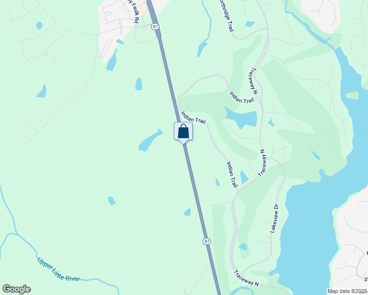 map of restaurants, bars, coffee shops, grocery stores, and more near 5250 North Carolina 87 in Sanford