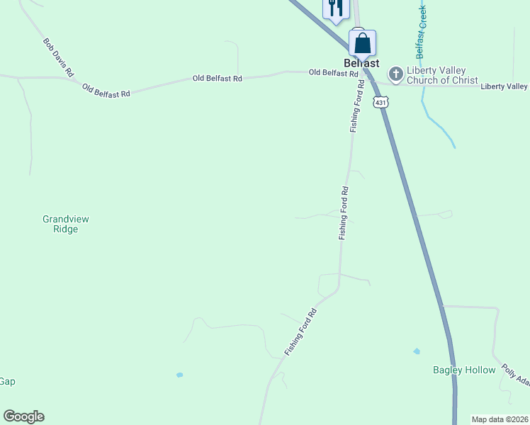 map of restaurants, bars, coffee shops, grocery stores, and more near in Belfast