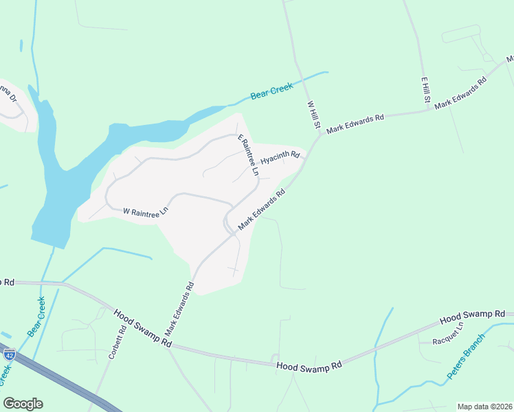 map of restaurants, bars, coffee shops, grocery stores, and more near 1373 Mark Edwards Road in Goldsboro