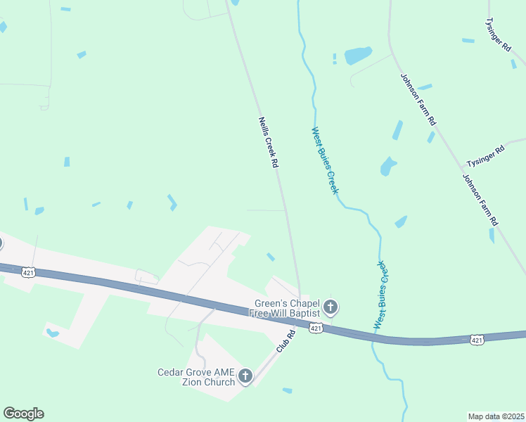 map of restaurants, bars, coffee shops, grocery stores, and more near 24 Megan McLeod Lane in Lillington