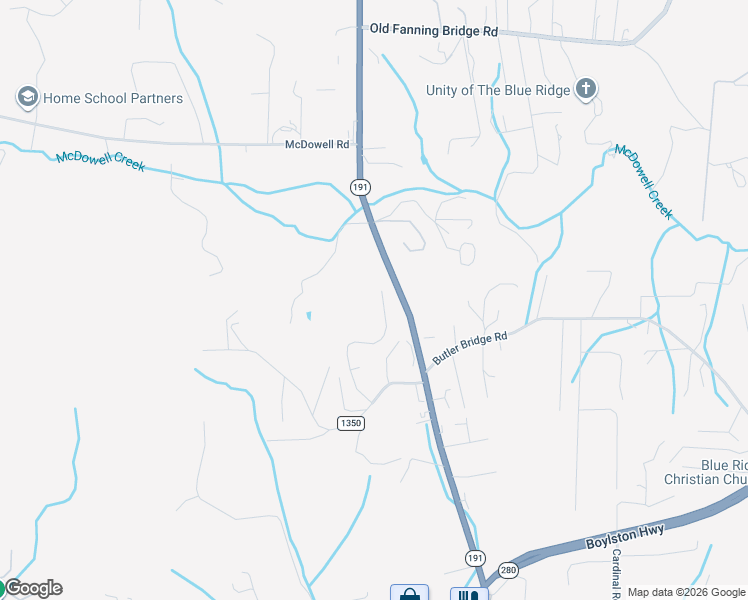 map of restaurants, bars, coffee shops, grocery stores, and more near 361 High Ridge Drive in Mills River