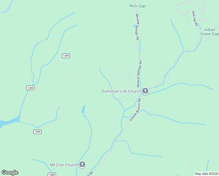 map of restaurants, bars, coffee shops, grocery stores, and more near 101 Miners Way in Bryson City