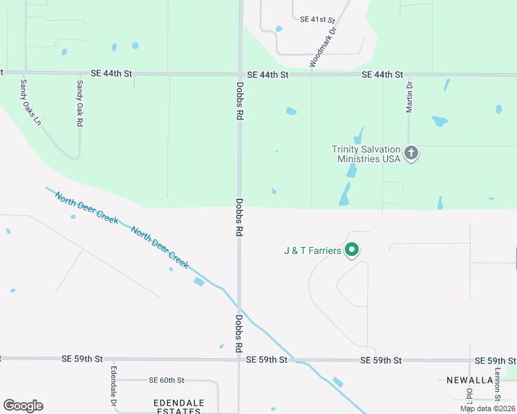 map of restaurants, bars, coffee shops, grocery stores, and more near 5200 Dobbs Road in Oklahoma County