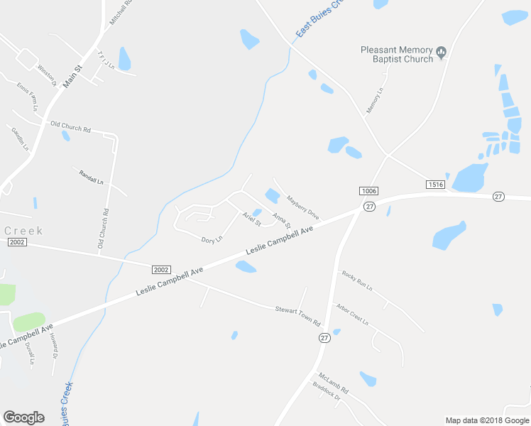 map of restaurants, bars, coffee shops, grocery stores, and more near 133 Anna Street in Lillington