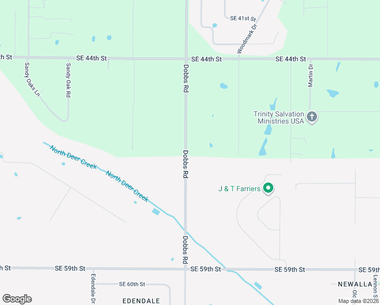 map of restaurants, bars, coffee shops, grocery stores, and more near 5200 Dobbs Road in Oklahoma County