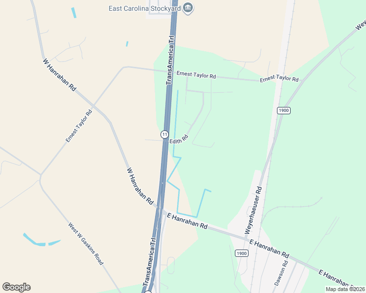 map of restaurants, bars, coffee shops, grocery stores, and more near 5725 Edith Road in Ayden