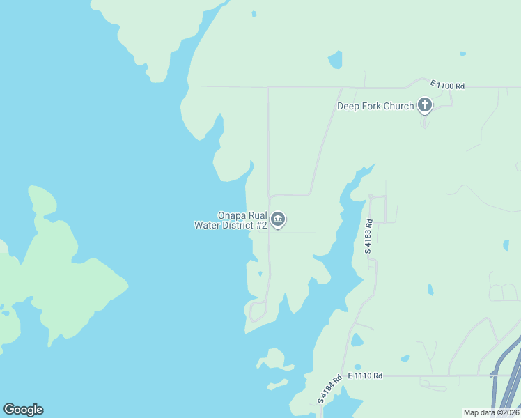 map of restaurants, bars, coffee shops, grocery stores, and more near 110434 South 4181 Road in Checotah