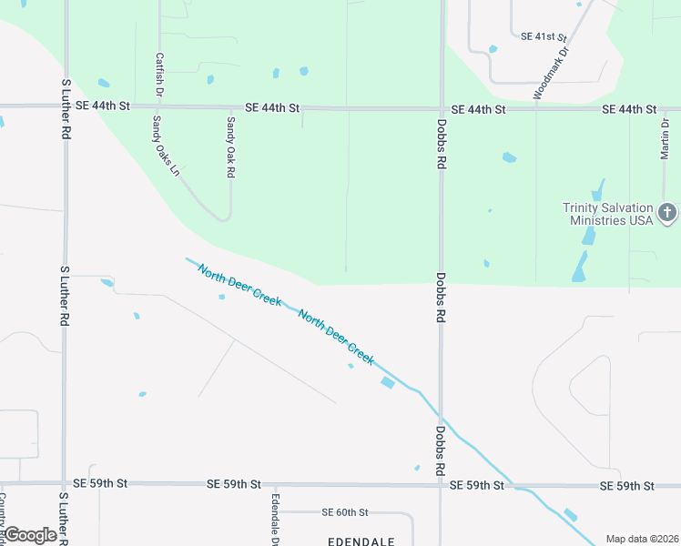 map of restaurants, bars, coffee shops, grocery stores, and more near 5021 Red Hill Road in Oklahoma County