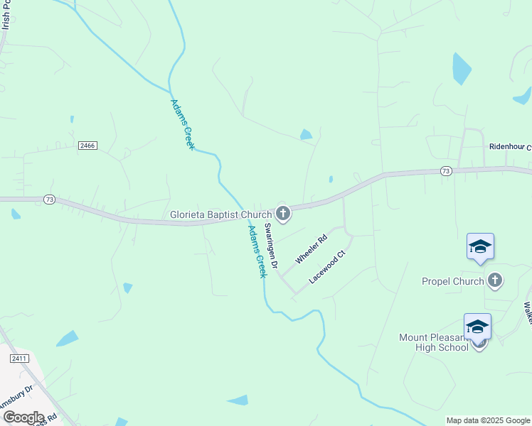 map of restaurants, bars, coffee shops, grocery stores, and more near 142 Swaringen Drive in Concord