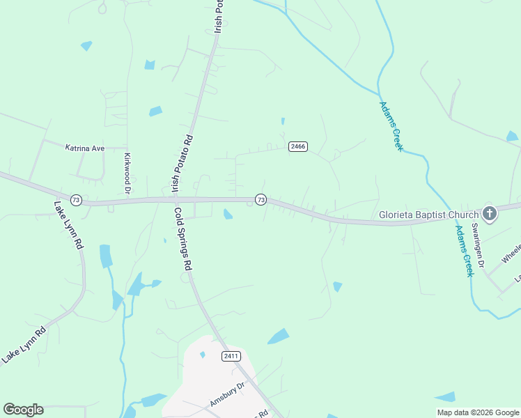 map of restaurants, bars, coffee shops, grocery stores, and more near 4251 North Carolina 73 in Concord