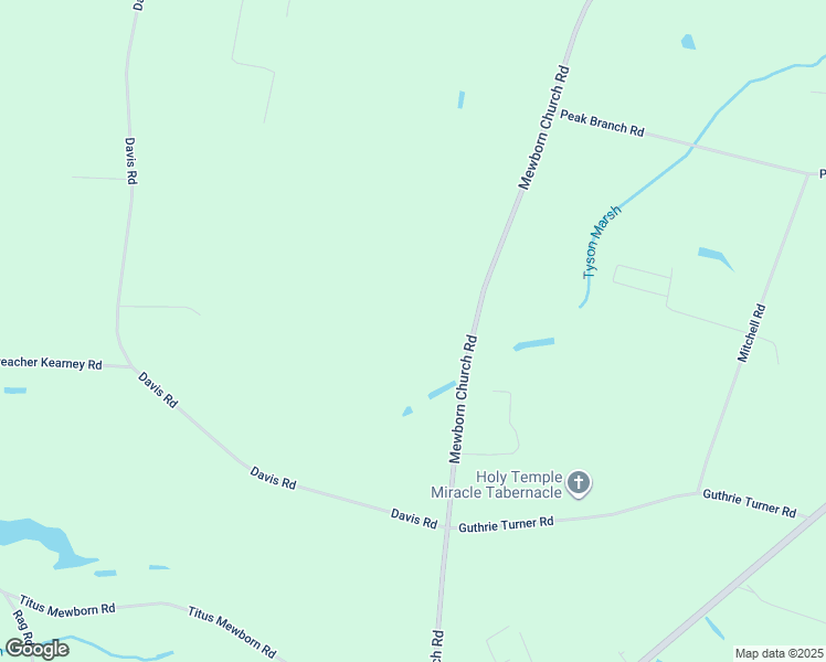 map of restaurants, bars, coffee shops, grocery stores, and more near 1956 Mewborn Church Road in Snow Hill