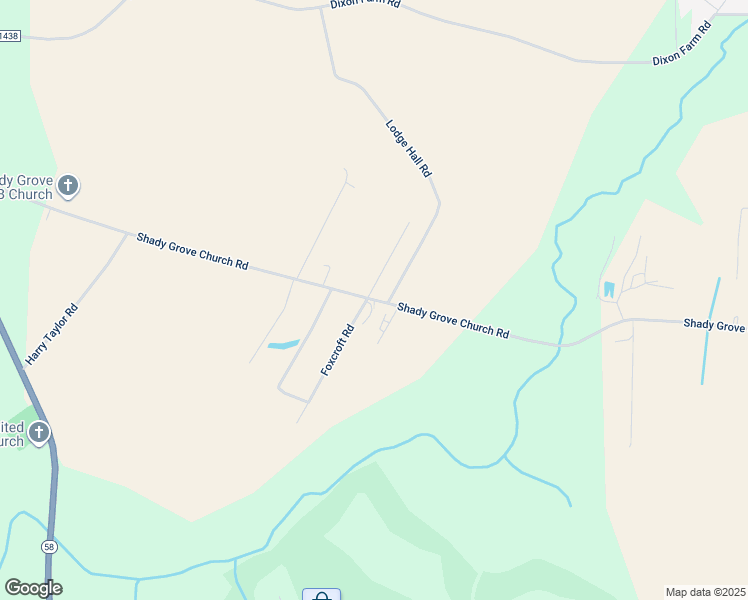 map of restaurants, bars, coffee shops, grocery stores, and more near Vanessa C Hooker Road in Greene County