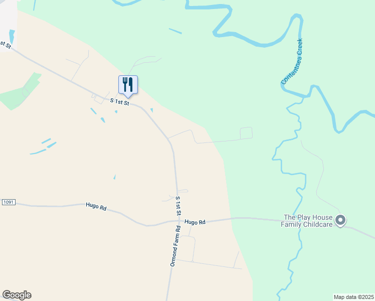map of restaurants, bars, coffee shops, grocery stores, and more near 1221 Morris Bbq Road in Hookerton