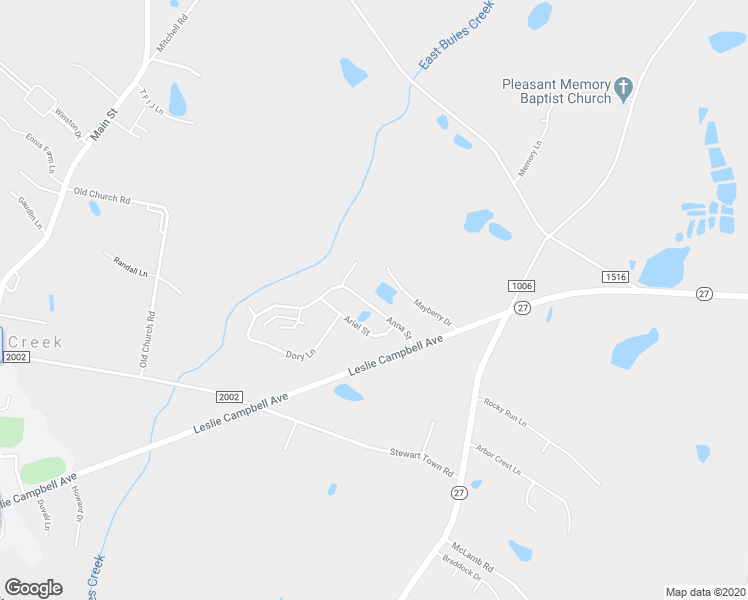 map of restaurants, bars, coffee shops, grocery stores, and more near 170 Anna Street in Lillington