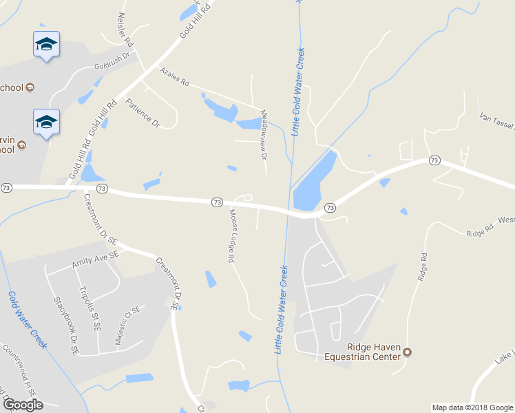 map of restaurants, bars, coffee shops, grocery stores, and more near 2320 Highway 73 in Concord