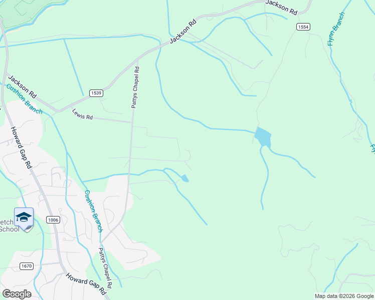 map of restaurants, bars, coffee shops, grocery stores, and more near 215 Benetta Lane in Fletcher