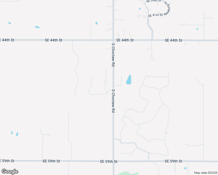 map of restaurants, bars, coffee shops, grocery stores, and more near 5100 Cedar Mill Road in Choctaw
