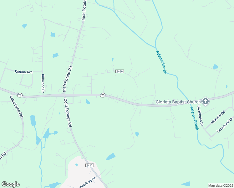 map of restaurants, bars, coffee shops, grocery stores, and more near 4301 North Carolina 73 in Concord