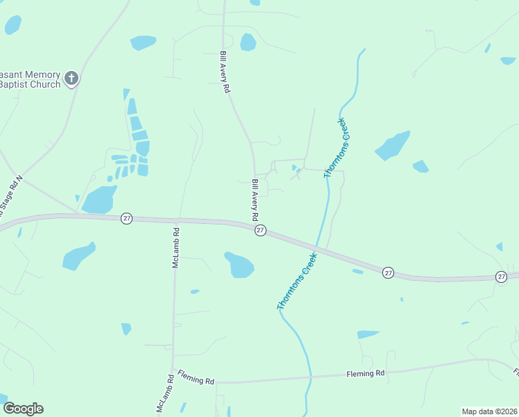 map of restaurants, bars, coffee shops, grocery stores, and more near 40 Bill Avery Road in Coats