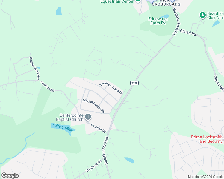 map of restaurants, bars, coffee shops, grocery stores, and more near 6420 Torrence Trace Dr in Huntersville