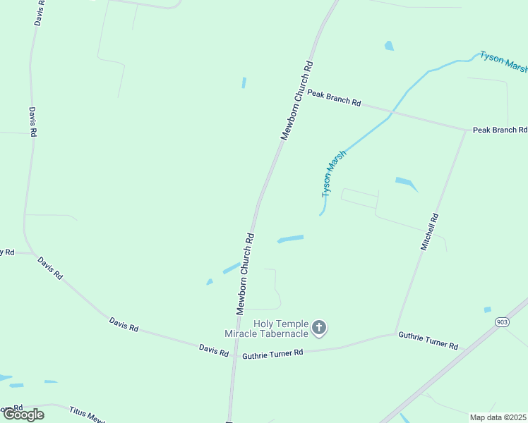 map of restaurants, bars, coffee shops, grocery stores, and more near 1841 Mewborn Church Road in Snow Hill