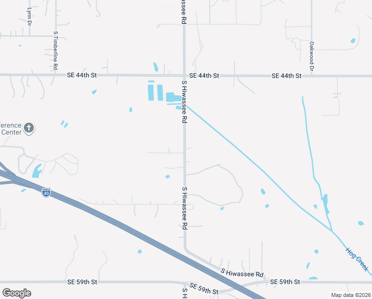 map of restaurants, bars, coffee shops, grocery stores, and more near 5120 South Hiwassee Road in Choctaw